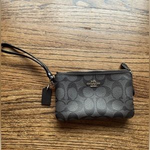NWT Coach Wallet “Jax” style in black smoke